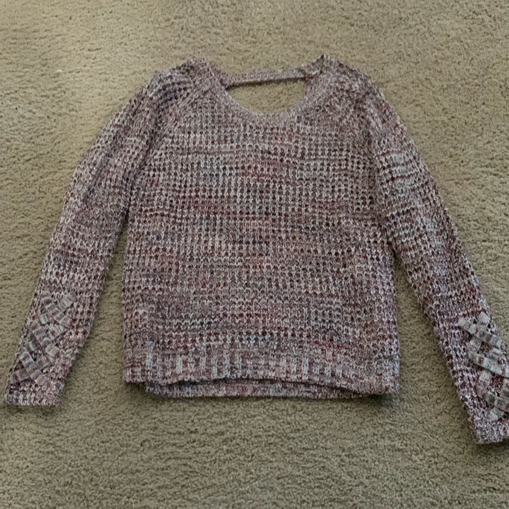 Multicolored knit sweater